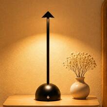 LED Multi-Function 3-Color Desk Lamp, USB Rechargeable, Touch Switch, 3 Light Modes Switchable, Adjustable Brightness, Atmosphere Enhancing, Home Decor Night Light, Portable And Easy To Place, Suitable For Living Room/Bedroom/Study/Office/Dining Room, Perfect Gift - Desk Lamp - View 1