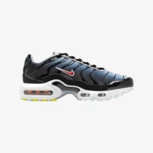 Nike Air Max Plus GS Kids' Lifestyle Sneakers - Black/blue Tint/light Smoke Grey/rugged Orange - View 2