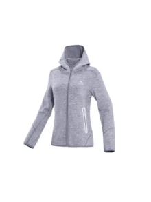CAMEL CROWN Women's Outdoor Fleece Jacket With Stand-Up Collar, Windproof, Heated, Warm, And Anti-Static Inner Lining - Snow Fog Gray - View 4