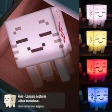Muñeco de alma malvada, ideal como luz nocturna, juguete o regalo para fans, disponible en cuatro colores diferentes. - Arco Iris - Ver 2