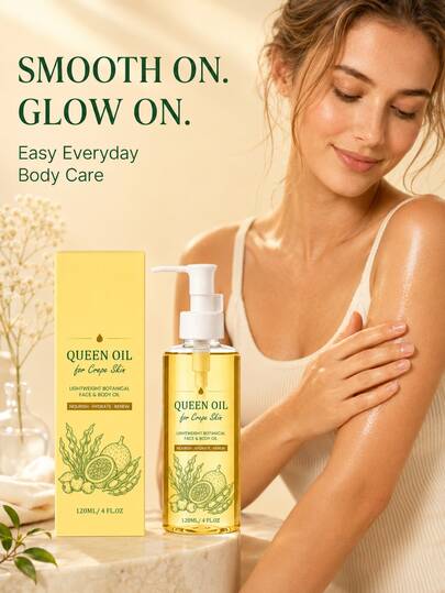 120ML Lightweight Moisturizing Essence Oil, Soft And Smooth Skin, Daily Body Skin Moisturizing Essence Oil