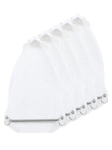 1/3/5pcs Universal Iron Soleplate Protector, Non-Stick Soleplate Cover, Suitable For Steam Irons - Durable Heat-Resistant Protector, Suitable For All Fabrics, Easy To Install - Home Essential Accessory - Multiple Styles and Colors - View 12