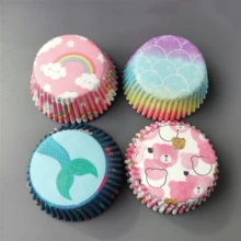 Cake Paper Cups Party Decoration Oil-Proof Baking Cake Bottom Liners Cupcake Cups - View 19