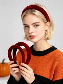 3/2/1pc Upgraded Halloween New Horn Headband Party Costume Prop Red Devil Headpiece Realistic Devil Horn Headband For Party - Multicolor - View 13