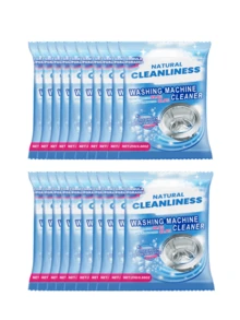 jakehoe 12pcs Washing Machine Descaling Tablets: Restore Washing Machine Cleaning Power, Clean Inner Drum, Rubber Seal, Drain Pipe, Reduce Wear Caused By Dirt, Keep Family Clothes And Laundry Supplies Clean - Powdery - View 10