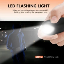 2 Packs Rechargeable Personal Alarm 130dB Alarm Personal Alarm Rechargeable Led Light For Women Elderly Personal Alarm Keychain Alarm - 2-pack - View 8