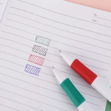 2 قطعة أقلام حبر جاف متعددة الألوان 4 في 1 بسن 0.7 مم، نقرة سلسة مع مشبك قلم، قلم ممرضة لطيف بسن رفيع، تدفق حبر سلس، مناسبة لملاحظات الفصل الدراسي والمدرسة، تحديد المشاريع والتسجيل، أدوات القرطاسية للرسم اليدوي والتدوين، ألوان عشوائية، لوازم الطلاب، موسم العودة إلى المدرسة - أطقم - مشاهدة 2