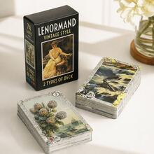 Lenormand Vintage Style Retro Tarot Cards Classical Portrait Art Style Casual Gathering Party Activity Multi-Player Card Game Collection Gift Cards - Renault Man - View 6