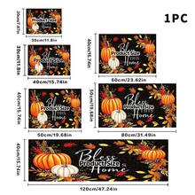 1pc Dish Drying Mat, Coffee Machine Mat, Autumn Pumpkin Blessing Theme Dish Drying Mat, Protects Countertop From Cup And Plate Bumps And Scratches, Suitable For Daily Kitchen Dish Draining, Fits Thanksgiving Autumn Harvest Home Holiday Atmosphere, Multi-Purpose Draining Mat, Home Gift, Tabletop Decoration - XYLSD-1023 - View 8