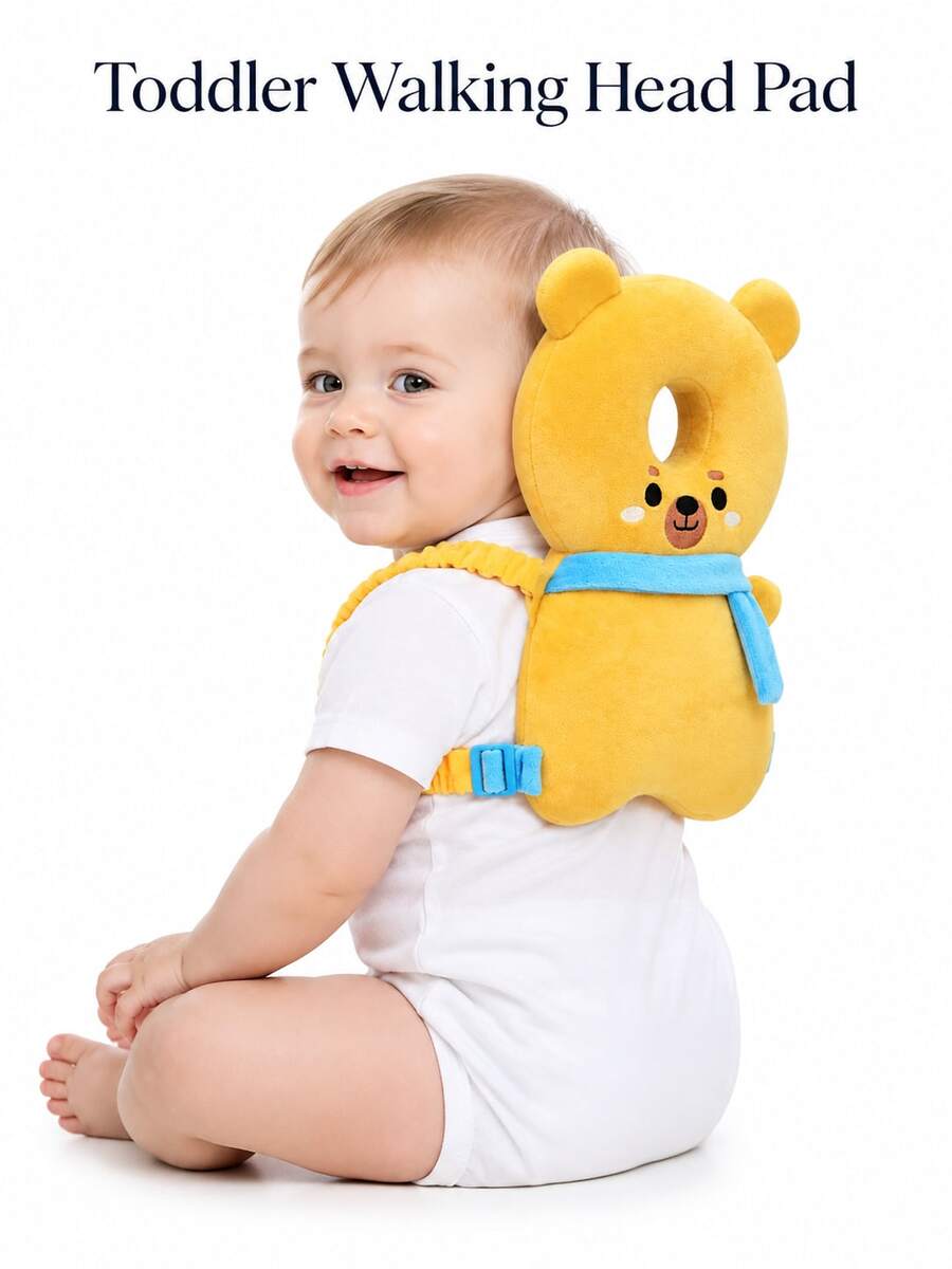 Bantalan Pelindung Kepala Bayi Bergambar Hewan Lucu, Bantal Kepala Anti Benturan untuk Balita Saat Berjalan - MultiWarna - View 1