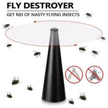 2x Fly Repellent Fan Portable Fly Fans Fly Away Bug Mosquito Pest Repellent Fan - A - View 1