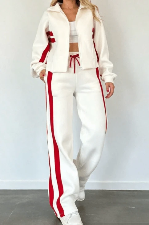 Women Two-Piece Outfits - White - View 1