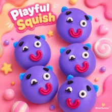 Tachimi 1pc Fun Dog Squeeze Toy, Novelty Collectible With Squishy Crunchy Texture, Fidgettoys Favored By Toy Hobbyists For Daily Play Shipped Randomly - Multicolor - View 6