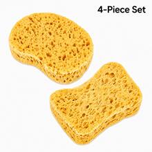 2 Pieces Bath Sponge Set, Soft Porous Body Scrubber Sponges For Shower, Gentle Exfoliating, Rich Lather & Daily Body Cleaning - View 8