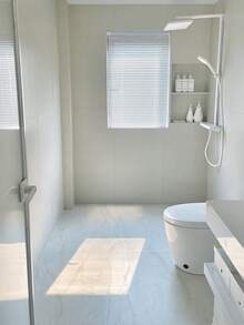Brand New Bathroom Waterproof Floor Stickers - Self-Adhesive Non-Slip Vinyl Floor Tiles (30-Second DIY Upgrade! Anti-Mold Anti-Scratch) 15.7 Inches X 196.8 Inches - Upgraded Version - View 4