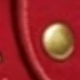 Oval Red Bullhead Buckle