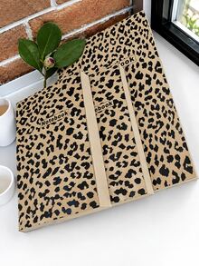 3pcs Leopard Print Notebook Set, 1pc B5 Large Notebook & 2pcs B6 Small Notebooks, Blank Page Kraft Paper Journal, Aesthetic Writing Notebook For School, Office, Note Taking, Journaling, Study & Daily Use, Back To School Stationery Supplies - Upgraded and Thickened - View 3
