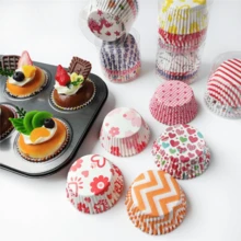 Cake Paper Cups Party Decoration Oil-Proof Baking Cake Bottom Liners Cupcake Cups - View 2