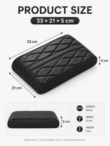 Four Seasons General Motors Armrest Pad Height Increasing Pad PU Leather Central Armrest Box, Car Central Armrest Box Pillow Protection Pad, Car Interior Decoration Pad, Car Accessories, Holiday Birthday Gifts - Multicolor - View 9