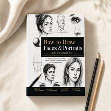 Beginner Portrait Facial Sketching Tutorial Book, Suitable For Professional Art Studio Teaching, Home Self-Study, Art Exam Preparation, Student Leisure Drawing, Creative Studio Teaching, Handmade Enthusiast Copying All Scenarios; Zero-Based Step-By-Step Breakdown Of Portrait Painting Techniques, Complete Explanation Of Basic Line Drawing Methods, Accompanied By A Large Number Of Real Human Faces - Mixed color - View 4