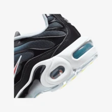 Nike Air Max Plus GS Kids' Lifestyle Sneakers - Black/blue Tint/light Smoke Grey/rugged Orange - View 8