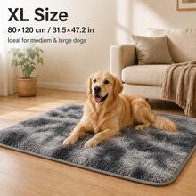 Long Pile Pet Mat, Suitable For Cats And Dogs, Soft Fluffy Long Hair Sleeping Pad, Non-Slip Bottom Back, Comfortable Indoor Resting Mat, Suitable For Puppies, Kittens, Small And Large Pets - Black - View 11