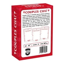 <COUPLE CHAT>Board Game Card Game, A Meaningful Couple Conversation Game Card Designed To Bring You Closer Through Meaningful Questions, Perfect For Date Nights, Quiet Evenings, Or Any Time You Want To Deepen Your Relationship, Also An Excellent Choice For Valentine's Day And Christmas. - Multicolor - View 7
