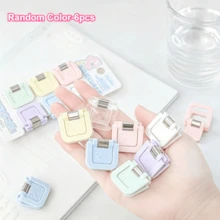6pcs/Set - Multifunctional Mini Clips - Cute Paperclips, Note Clips, Test Paper/File Organizers, Office Supplies, Fashionable Stationery, Reliable Fixation Clips, Essential For Office Workers - Square - View 22