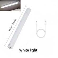 LED Wireless Motion Sensor Cabinet Light, Wireless Magnetic USB Rechargeable Night Light, 10cm/20cm/30cm/50cm, Suitable For Kitchen, Bedroom, Cabinet, Wardrobe, Stairs, Hallway Lighting - Under Cabinet Light - View 13