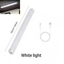 LED Wireless Motion Sensor Cabinet Light, Wireless Magnetic USB Rechargeable Night Light, 10cm/20cm/30cm/50cm, Suitable For Kitchen, Bedroom, Cabinet, Wardrobe, Stairs, Hallway Lighting - Under Cabinet Light - View 15