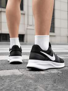 Men's Running Shoes NIKE RUN SWIFT 3 Mesh Casual Sports Training Workout Lightweight Running Shoes DR2695-002 - Black/White/Dark Gray - View 4