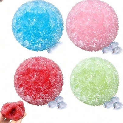 1pc Squishy Stress Ball Crispy Soft Ice Cream Decompression Ball Large Mulberry Handmade Ball Crispy Soft Fluffy Stress Relief Toy Can Relieve Anxiety - ADHD - Birthday - Party - Christmas - Valentine's Day - Halloween - Best Gift
