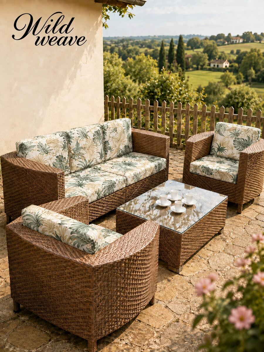 1pc Tropical Rainforest Leaf Print Milk Silk Sofa Cover, High Elasticity Dust-Proof Removable Washable All-Season Sofa Protector, Suitable For Patio, Garden, Poolside And Multiple Occasions, Single Piece Not Set
