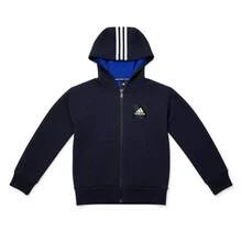 Adidas Essentials 3-Stripes Track Jacket, Light Grey, Women's - Navy - View 8