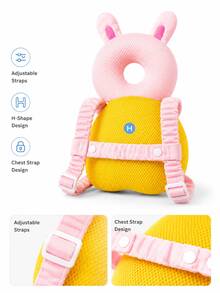 Bantalan Pelindung Kepala Bayi Bergambar Hewan Lucu, Bantal Kepala Anti Benturan untuk Balita Saat Berjalan - MultiWarna - View 3