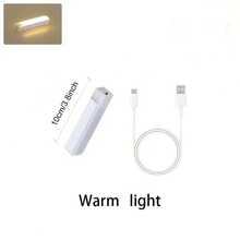 LED Wireless Motion Sensor Cabinet Light, Wireless Magnetic USB Rechargeable Night Light, 10cm/20cm/30cm/50cm, Suitable For Kitchen, Bedroom, Cabinet, Wardrobe, Stairs, Hallway Lighting - Under Cabinet Light - View 16