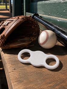 2Pcs/Set Baseball Thumb Web Protector Pad, Soft Silicone Batting Grip Guard For Thumb & Hand Protection, Anti-Slip Baseball Bat Training Accessory For Practice And Games - Multicolor - View 6