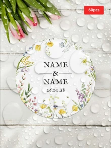 1/30/60pcs Customizable PVC Waterproof Oil-Proof Round Stickers, Customizable Text And Image, Suitable For Gift Packaging, Wine Bottle Labels, Handmade Photo Albums, Storage Gift Boxes Decoration, Perfect For Newlyweds, Engaged Couples, Best Friends, Family And Friends, Suitable For Weddings, Engagements, Birthdays, Mother's Day, Father's Day - Multicolor 2 - View 21
