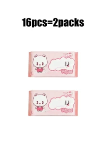 8/16/32/64/128Pcs, 8Pcs/Pack Cute Mini Portable Cleaning Wipes, For Daily Object Cleaning, Desktop Dust Removal & Home Furniture Cleaning, Ideal For Travel, Office, Kitchen Use (For Item Cleaning Only; Do Not Use On Human Skin!) - A Multicolor - View 11