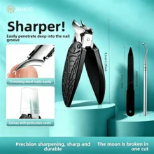 Curved Tip Purple Cicada-Shaped Nail Clipper, Specialized Nail Cutter, Nail Pliers, Ingrown Toenail And Dead Skin Removal Tool, Manicure Tool - Multicolor - View 15