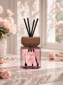 Reed Diffuser With Rattan Sticks, Long-Lasting Home Fragrance, Flameless Aromatherapy Diffuser, Premium Glass Bottle Air Freshener, Suitable For Bedroom, Living Room, Bathroom, Office, Elegant Home Decor - 200ml - View 10