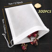 Reusable Non-Woven Fabric Tea Bags, 100, 200 Or 300 Pieces Optional, Designed For Steeping Loose Leaf Tea, Herbs And Spices. These Durable Infusion Bags Are Perfect For Tea Lovers And Traditional Herbal Infusions. - Multicolor - View 15
