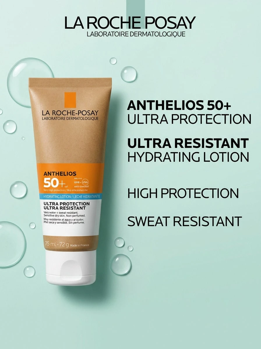 La Roche-Posay ANTHELIOS 50+ Lait Hydratant Tube Responsable 75 Ml – Sunscreen, SPF 50+, For Sensitive Skin, Unscented, Suitable For Outdoor Activities - Clear - View 1