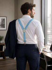 Suspender Elastis Tinggi 3,5cm untuk Pria - MultiWarna - View 3