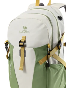 CAMEL CROWN Foldable Large Capacity Travel Bag Backpack Short Trip Fitness Storage Bag - Light Khaki - View 3
