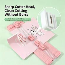 4-In-1paper Cutter Handheld DIY Paper Trimmer For Kids, Easy To Cut Photos, Documents, School, Back To School, Home And Office,Crafts - Standard - View 9