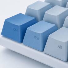 OEM Backlit Keycaps -104 Keys - Double Ray PBT Material - Minimalist Style, 61/64/68/84/87/96/98/100/104 Mechanical Keyboard, Gaming Keyboard Accessories, Gradient Backlight Effect, Durable PBT Material, Mechanical Keyboard Keycaps - View 7
