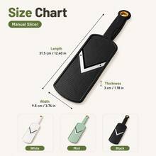 3/2/1pc Japanese Style Multi-Function Handheld Cabbage Shredder & Slicer, Cucumber Lemon Potato Onion Grater, Vegetable Chopper, Fruit Cutter, Potato Slicer, Onion Chopper, Home Salad Prep Kitchen Accessory, Kitchen Utensil, Kitchen Tool, Cooking Tool - Multicolor - View 5
