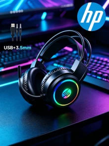 HP H100 電競耳機 多色動態RGB燈效 沉浸音效體驗 清晰降噪麥克風 自適應頭梁 雙模式切換 電腦手機相容 - 查看 6