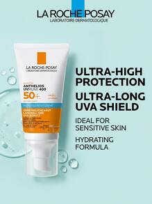La Roche-Posay Anthelios Hydratisierende Creme UVMune 400 LSF 50+50ml – Sunscreen, Broad Spectrum SPF 50+, For Sensitive Skin, Fragrance-Free, Mexoryl 400, Suitable For Daily Facial Skincare Routine - Clear - View 1
